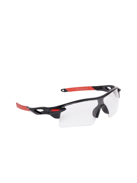 

VAST Unisex UV Protected Sports Sunglasses SAFETYGOGGLES_9181C2, Black