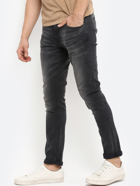 

Red Tape Men Grey Skinny Fit Mid-Rise Clean Look Jeans