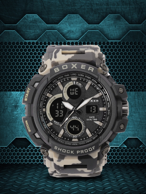 

BOXER Men Grey Digital Sports Watch BXD040