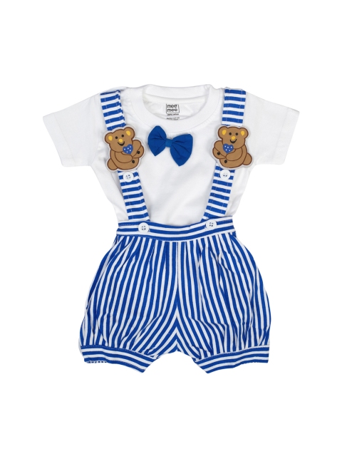 

MeeMee Infants Red & White T-shirt with Dungarees