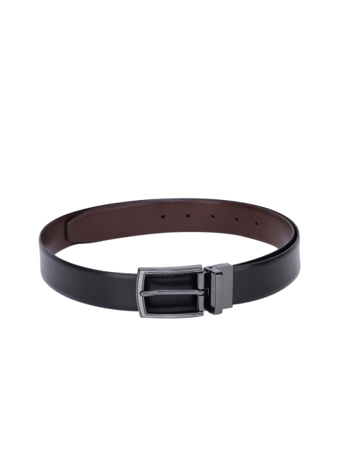 

Alvaro Castagnino Men Black & Brown Solid Reversible Leather Belt
