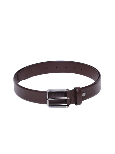 

Alvaro Castagnino Men Brown Textured Leather Formal Belt