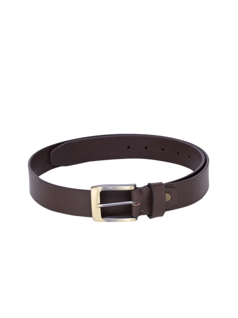 

Alvaro Castagnino Men Brown Textured Formal Leather Belt