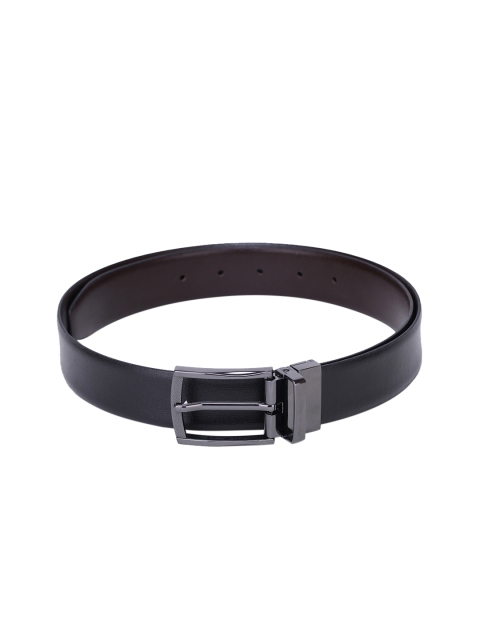 

Alvaro Castagnino Men Black & Brown Solid Formal Leather Belt