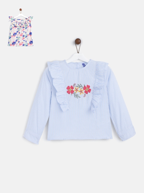 

YK Girls Pack of 2 Tops, Blue