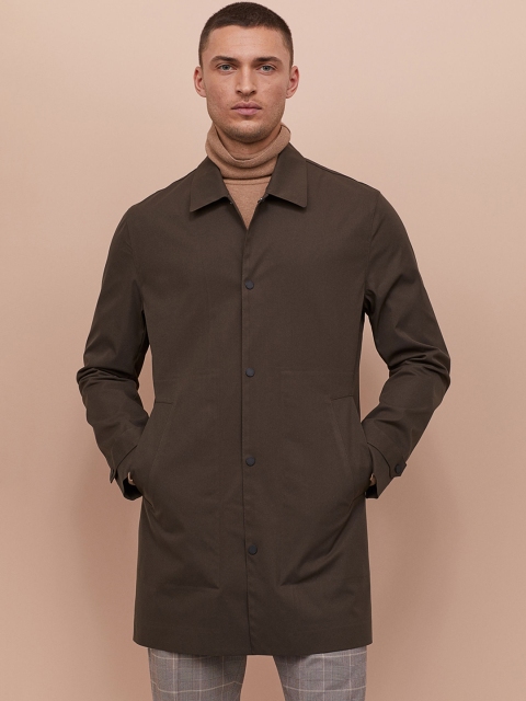 

H&M Men Brown Car Coat