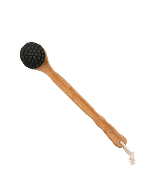 

Rozia In-Shower Essentials Bath Body Brush Shower Back Scrubber, Brown