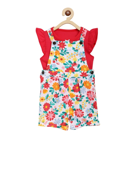 

ZONKO STYLE Kids Red & White Clothing Set
