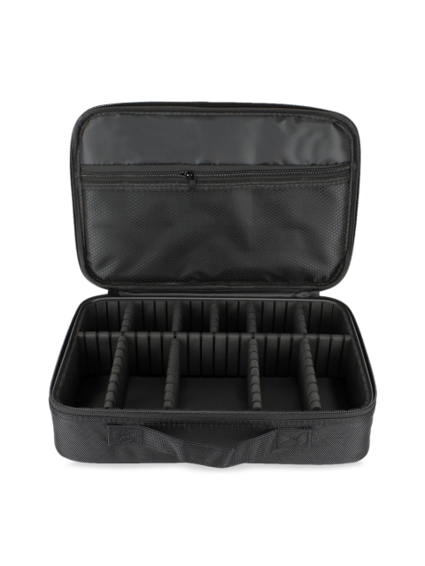 

Rozia Women Makeup Vanity Box Travel Case, Black