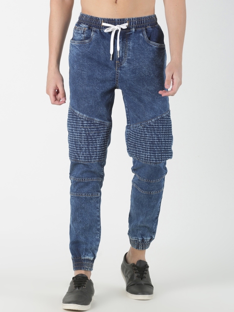

Blue Saint Men Blue Jogger Mid-Rise Clean Look Jeans