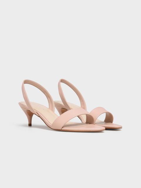 

CHARLES & KEITH Women Copper-Toned Solid Sandals