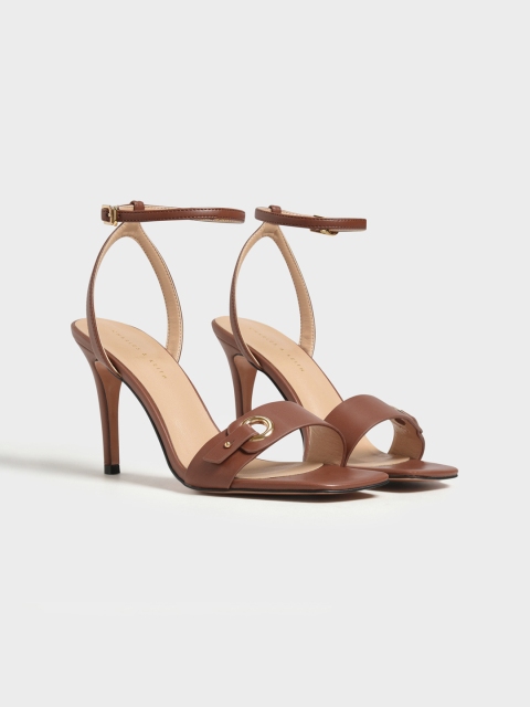 

CHARLES & KEITH Women Brown Solid Heels
