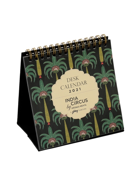 

India Circus by Krsnaa Mehta Green Island Palms Stationery Combo Set