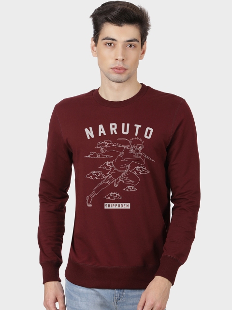 

Free Authority Naruto Maroon Color Men's Sweatshirt