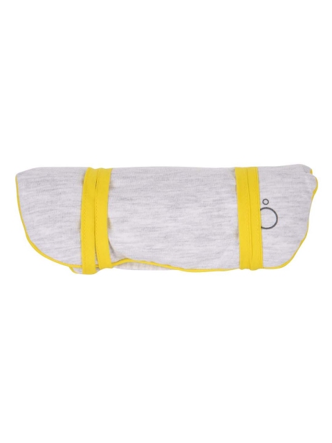 

Omved Infant Kids Grey & Yellow Baby Bib Compress For Cold And Colic Relief