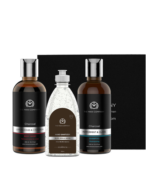 

THE MAN COMPANY Men Clean Team Grooming Kit 1000 ml, Black