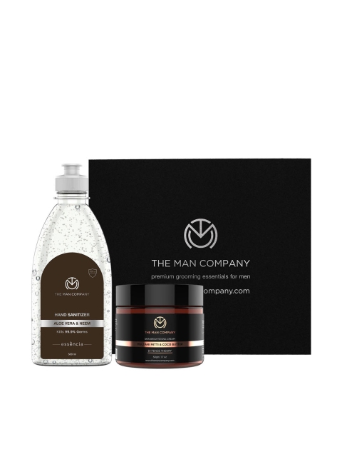 

THE MAN COMPANY Brighter Things Set of Hand Sanitizer & Skin Brightening Cream, Black