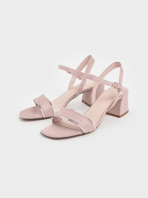 

CHARLES & KEITH Women Violet Solid Heels