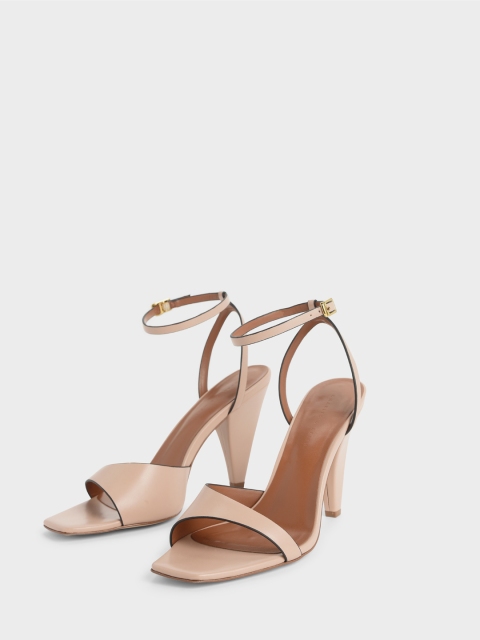 

CHARLES & KEITH Women Nude-Coloured Solid Sandals