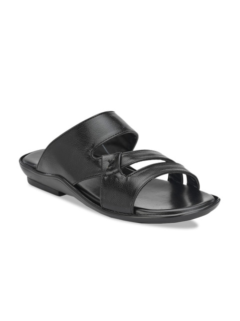 

ELIXIR MAN Men Black Solid Comfort Sandals
