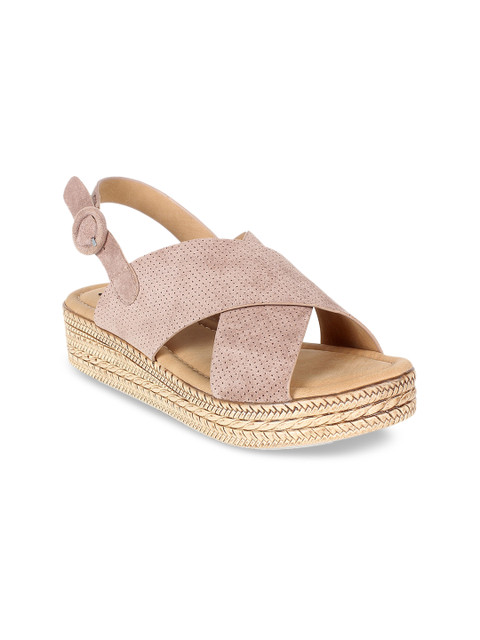 

Flat n Heels Women Mauve Solid Sandals
