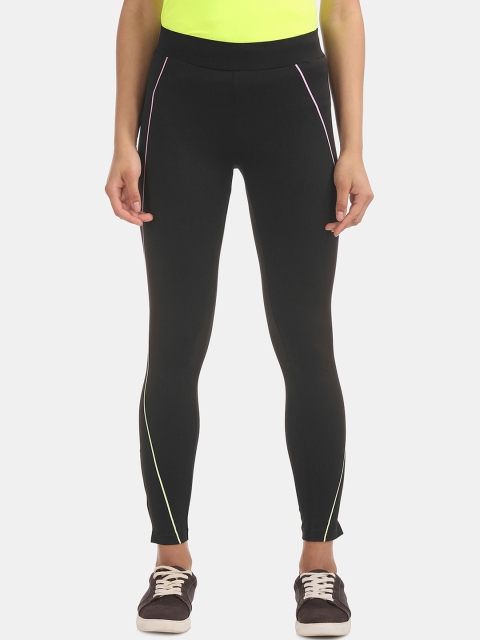 

Sugr Women Black Solid Active Tights