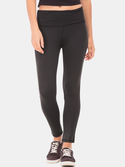 

Sugr Women Black Solid High Waist Active Tights