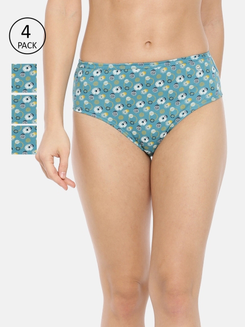 

Macrowoman W-Series Women Pack of 4 Assorted Hipster Briefs MW2105-LP-LP-LP-LP