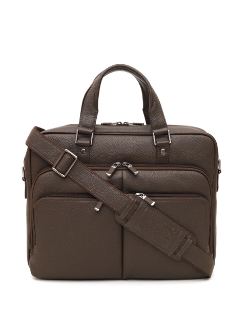 

Da Milano Women Brown Solid Laptop Bag