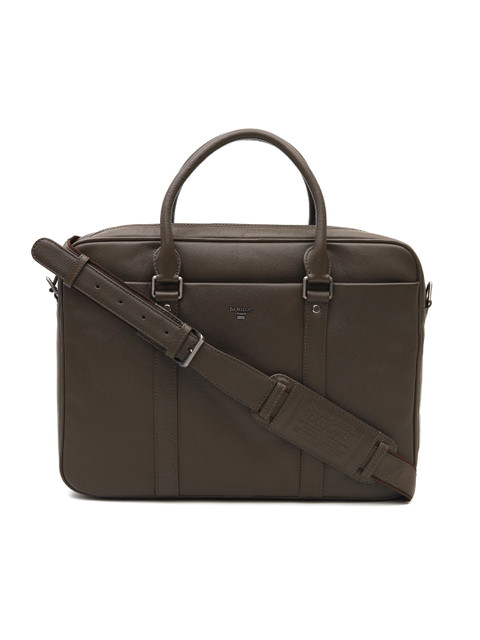 

Da Milano Women Brown Textured Laptop Bag