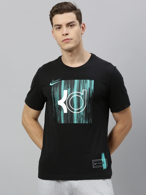 

Nike Men Black AS KD Dri-Fit Printed Round Neck T-shirt