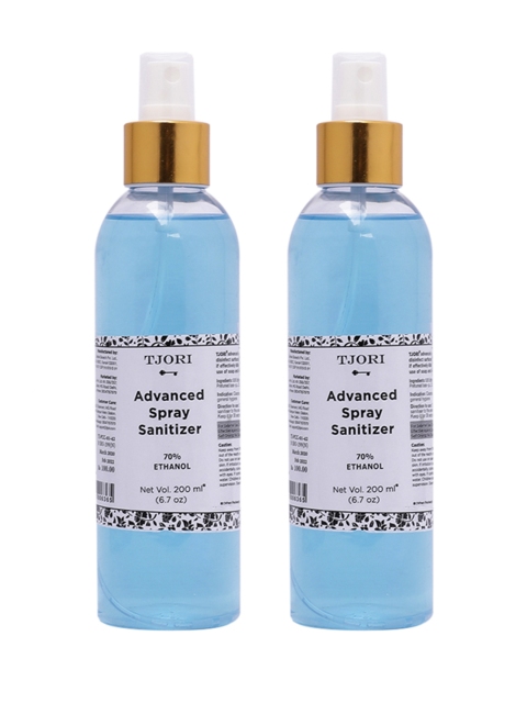 

TJORI Set of 2 Advanced Sanitizer Spray - 200 ml, White