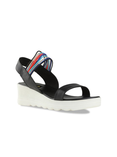 

Milano Torre Women Black Solid Wedges