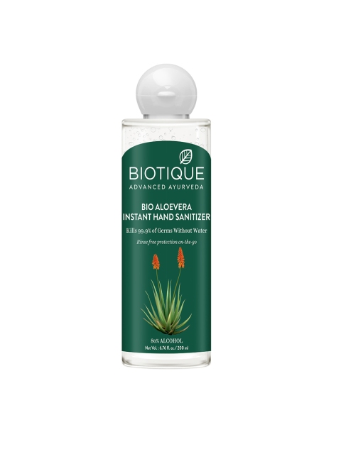 

Biotique Bio Aloevera Instant Hand Sanitizer 200 ml, Green