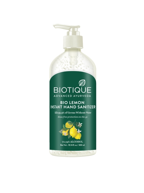 

Biotique Bio Lemon Instant Hand Sanitizer 300 ml, Green