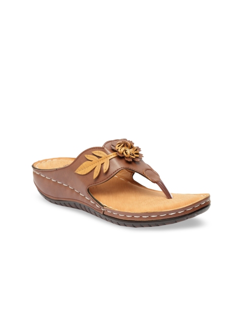 

Butterflies Women Brown & Beige Embellished Heels