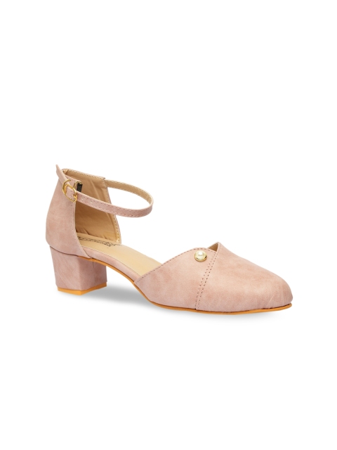 

Butterflies Women Pink & Beige Solid Pumps