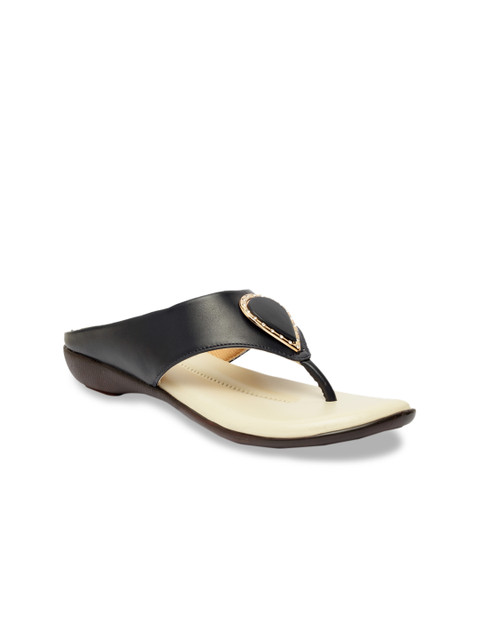 

Butterflies Women Black Solid Embellished Open Toe Flats