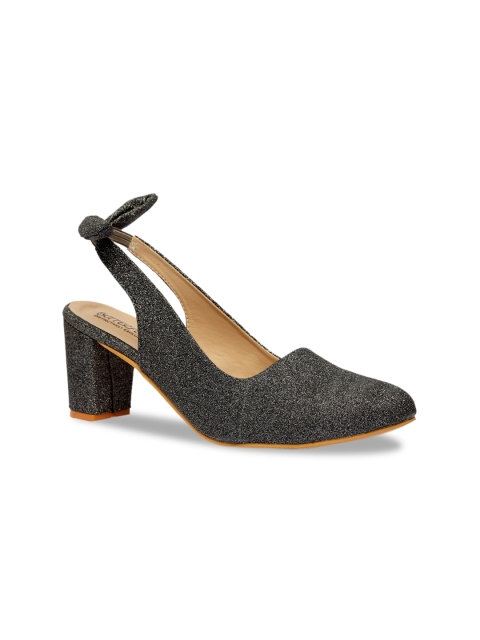 

Butterflies Women Grey & Beige Solid Mules