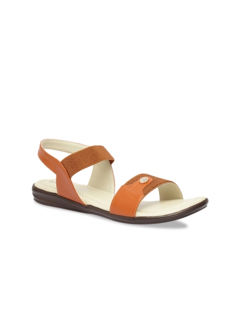 

Butterflies Women Tan Solid Open Toe Flats