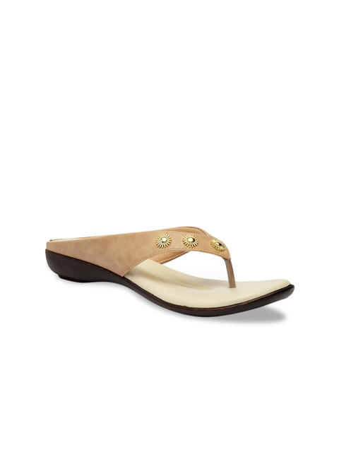 

Butterflies Women Beige & Cream-Coloured Solid Sandals