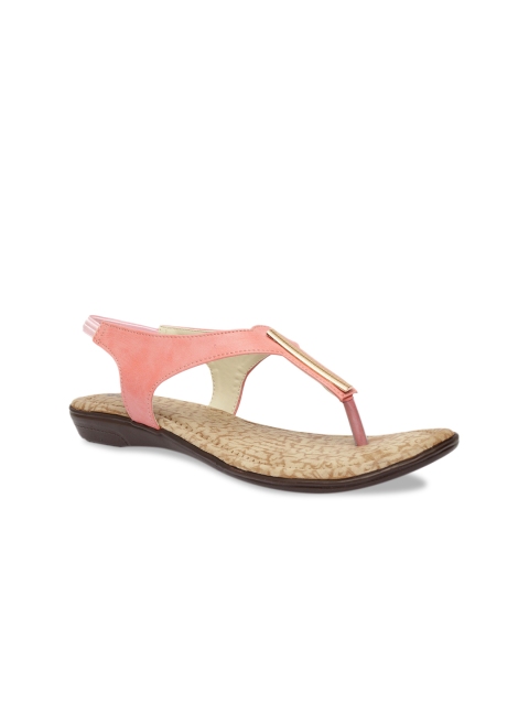 

Butterflies Women Pink Solid T-Strap Flats