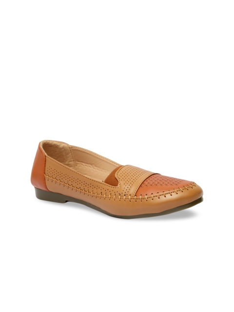 

Butterflies Women Beige & Tan Brown Colourblocked Loafers