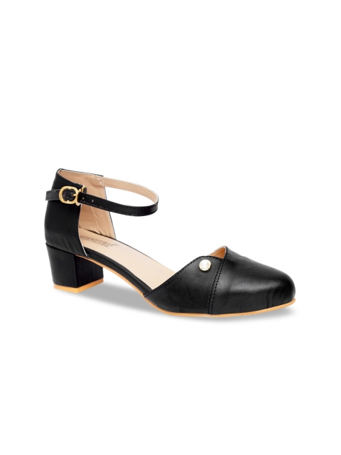 

Butterflies Women Black & Beige Solid Pumps