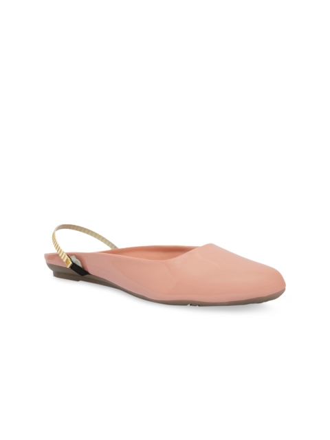 

Butterflies Women Peach-Coloured Solid Mules