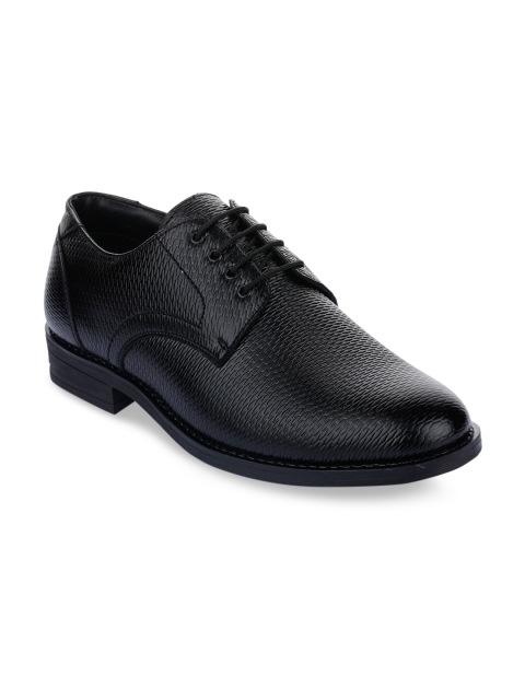 

Liberty Men Black Textured Formal Derbys