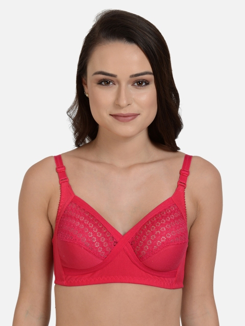 

mod & shy Pink Lace Non-Wired Non Padded Everyday Bra MS174