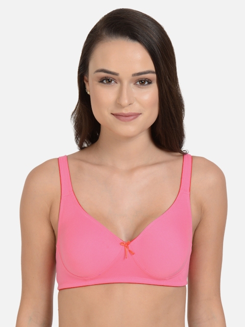 

mod & shy Pink Solid Non-Wired Lightly Padded Everyday Bra