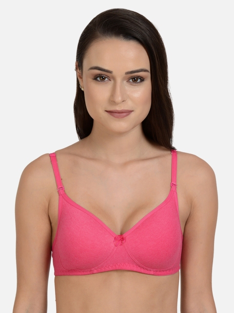 

mod & shy Pink Solid Non-Wired Lightly Padded Everyday Bra MS188