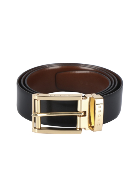 

Cross Men Black & Brown Leather Reversible Solid Belt